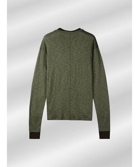 Double Layer Modal Long Sleeve T-Shirt — gallery 741