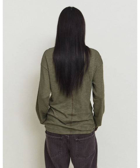 Double Layer Modal Long Sleeve T-Shirt — gallery 745