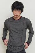 Double Layer Modal Long Sleeve T-Shirt — gallery 761