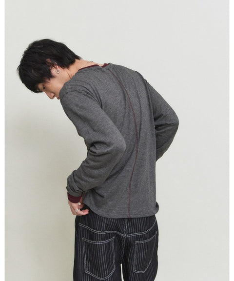 Double Layer Modal Long Sleeve T-Shirt — gallery 767