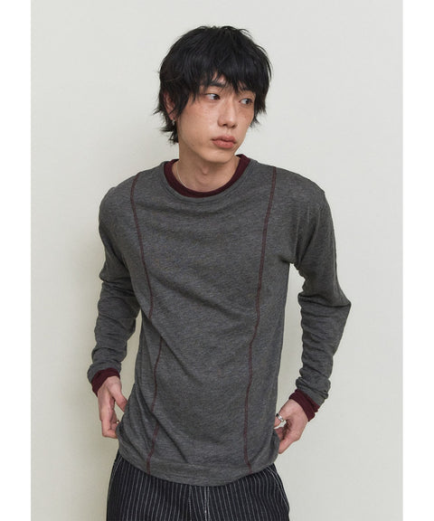 Double Layer Modal Long Sleeve T-Shirt — detail 769