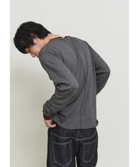 Double Layer Modal Long Sleeve T-Shirt — detail 770