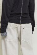 Double Layer Modal Long Sleeve T-Shirt — detail 781