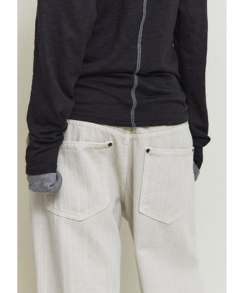 Double Layer Modal Long Sleeve T-Shirt — detail 781