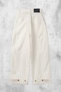 Linen Stripe Edge Pleat Trousers — gallery 793
