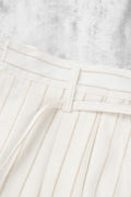 Linen Stripe Edge Pleat Trousers — gallery 794