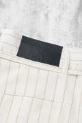 Linen Stripe Edge Pleat Trousers — gallery 795