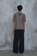 Linen Stripe Edge Pleat Trousers — gallery 833