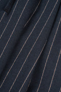 Linen Stripe Edge Pleat Trousers — gallery 844