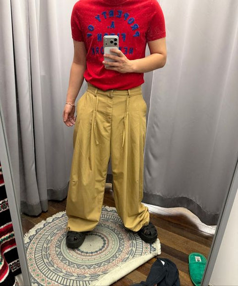 Sway Edge Pleat Trousers — snap 872