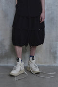 Gothic Balloon Fit Bermuda Shorts — detail 956
