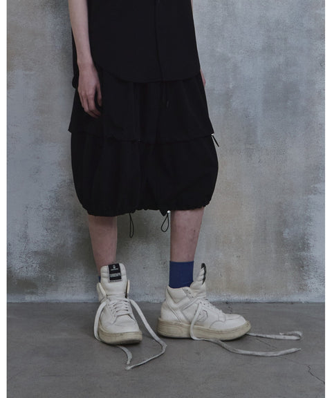 Gothic Balloon Fit Bermuda Shorts — detail 957
