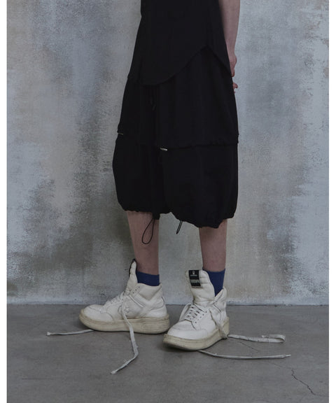 Gothic Balloon Fit Bermuda Shorts — detail 958