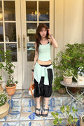 Gothic Balloon Fit Bermuda Shorts — snap 960
