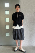 Gothic Balloon Fit Bermuda Shorts — gallery 966