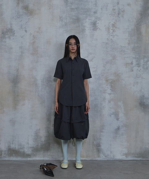 Gothic Balloon Fit Bermuda Shorts — gallery 967