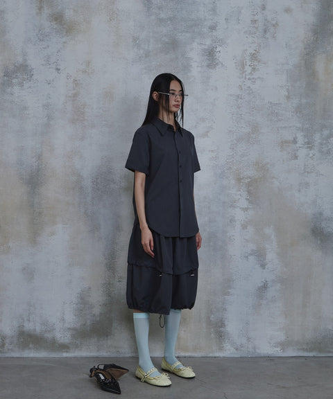 Gothic Balloon Fit Bermuda Shorts — gallery 968