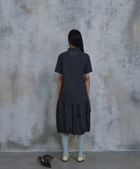 Gothic Balloon Fit Bermuda Shorts — gallery 969