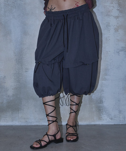 Gothic Balloon Fit Bermuda Shorts — gallery 973