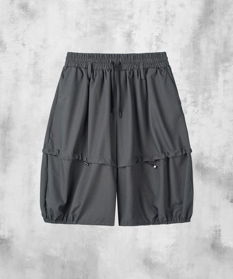 Gothic Balloon Fit Bermuda Shorts — gallery 976