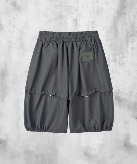 Gothic Balloon Fit Bermuda Shorts — gallery 977