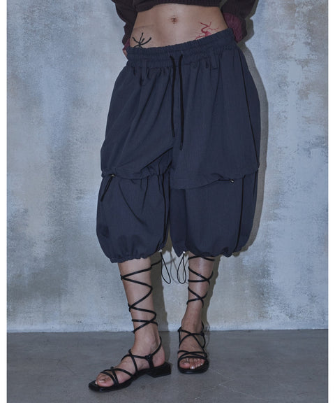 Gothic Balloon Fit Bermuda Shorts — detail 985