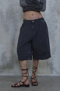 Triangle Bermuda Cotton Shorts — gallery 986