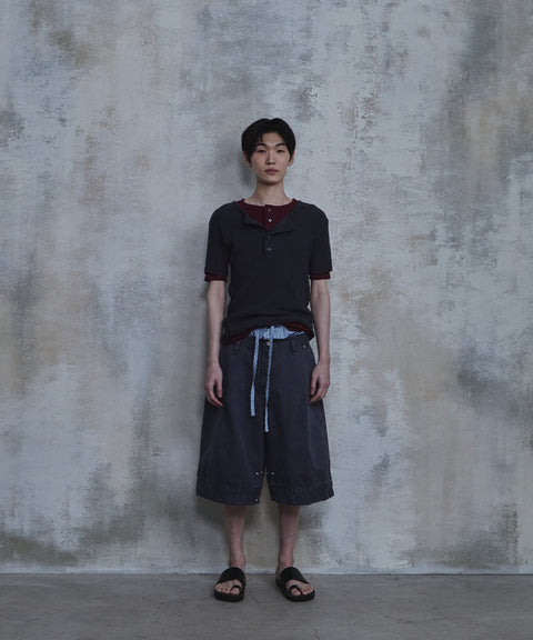 Triangle Bermuda Cotton Shorts — gallery 988