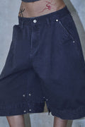 Triangle Bermuda Cotton Shorts — gallery 994