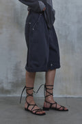 Triangle Bermuda Cotton Shorts — detail 1001