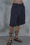 Triangle Bermuda Cotton Shorts — detail 1003