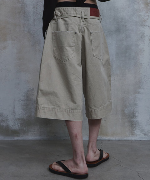 Triangle Bermuda Cotton Shorts — gallery 1023