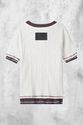 Slub Layered Henley Knit Top — gallery 1048