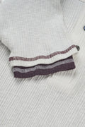 Slub Layered Henley Knit Top — gallery 1050