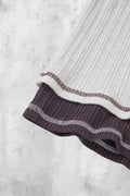 Slub Layered Henley Knit Top — gallery 1051