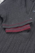 Slub Layered Henley Knit Top — gallery 1084