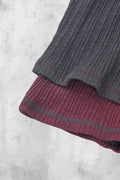Slub Layered Henley Knit Top — gallery 1085