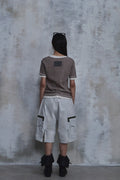 Slub Layered Henley Knit Top — gallery 1094