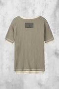 Slub Layered Henley Knit Top — gallery 1100