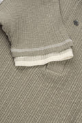 Slub Layered Henley Knit Top — gallery 1102