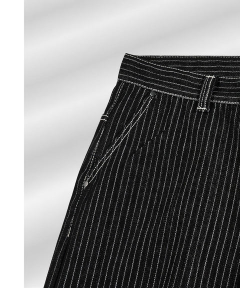 Denim Stripe Double Knee Pants — gallery 1111