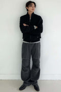 Dyed Herringbone Double Knee Pants — gallery 1131