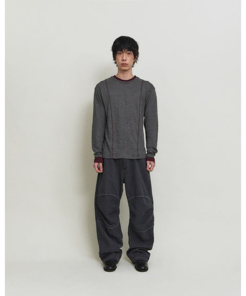 Dyed Herringbone Double Knee Pants — detail 1142