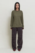 Dyed Herringbone Double Knee Pants — gallery 1163