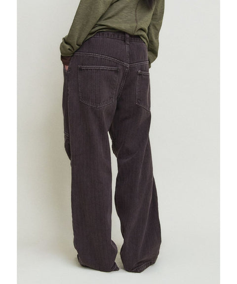 Dyed Herringbone Double Knee Pants — gallery 1165