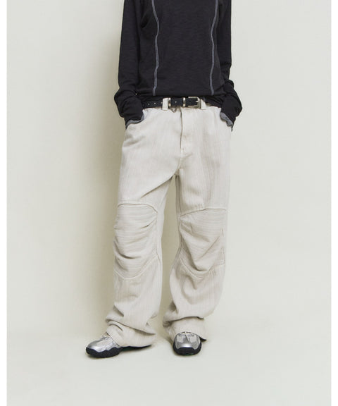 Dyed Herringbone Double Knee Pants — detail 1187