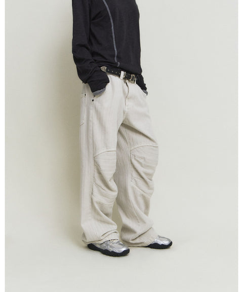 Dyed Herringbone Double Knee Pants — detail 1188