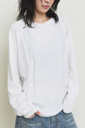 Bamboo Roll-Up Boat Neck Knit — gallery 1249