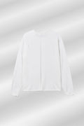 Bamboo Roll-Up Boat Neck Knit — gallery 1250