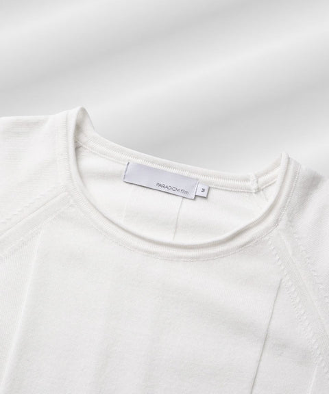 Bamboo Roll-Up Boat Neck Knit — gallery 1251